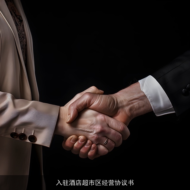 入驻酒店超市区经营协议书