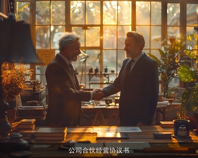 公司合伙经营协议书