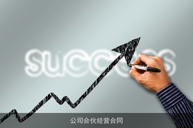 公司合伙经营合同