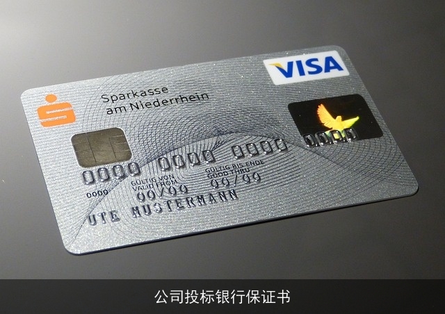 公司投标银行保证书