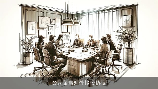 公司董事对外投资协议