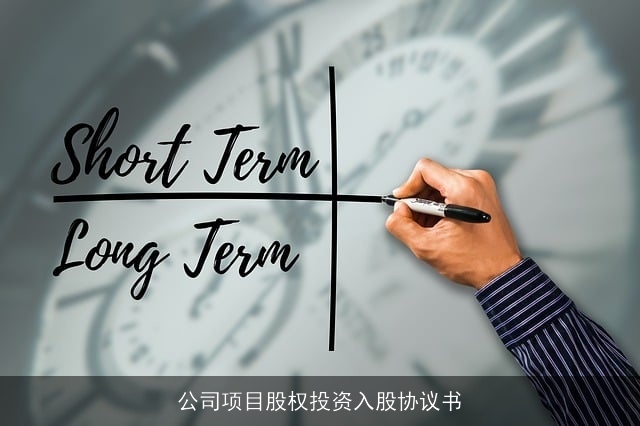 公司项目股权投资入股协议书