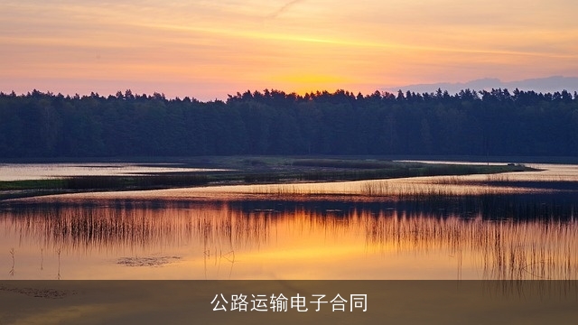 公路运输电子合同
