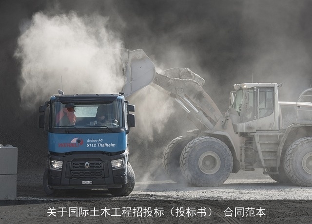 关于国际土木工程招投标（投标书）_合同范本