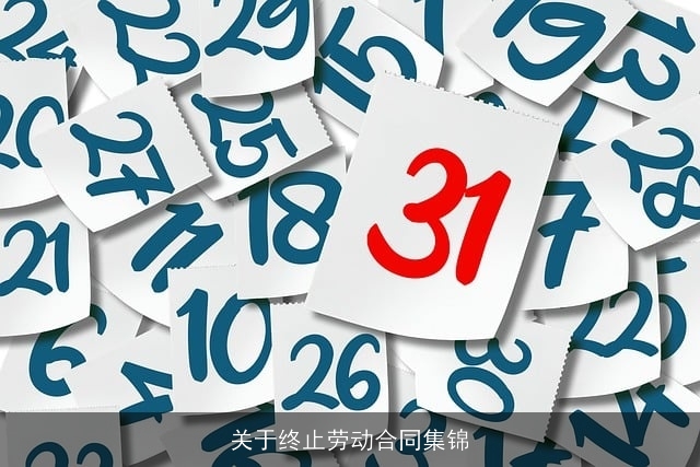 关于终止劳动合同集锦