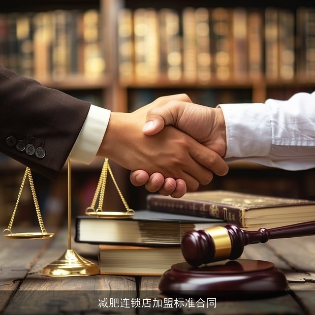 减肥连锁店加盟标准合同