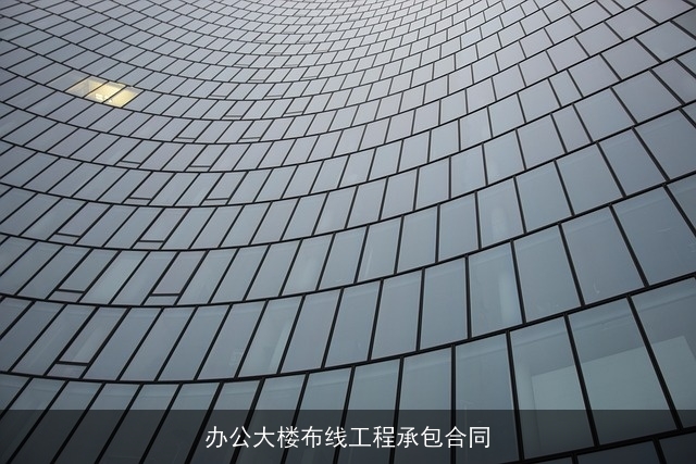 办公大楼布线工程承包合同