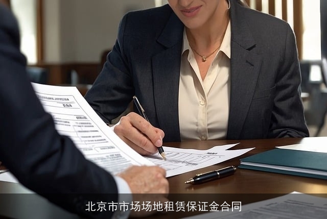 北京市市场场地租赁保证金合同