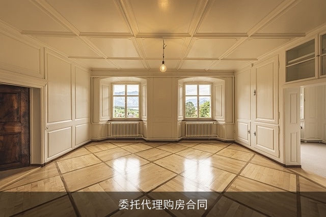 委托代理购房合同