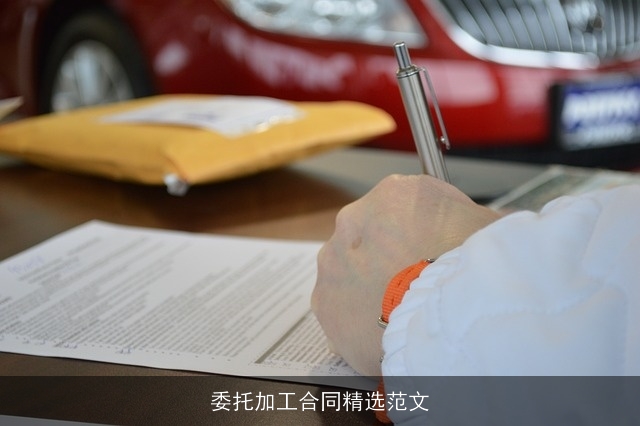 委托加工合同精选范文