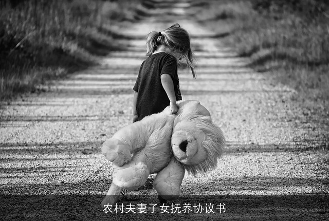 农村夫妻子女抚养协议书