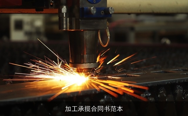 加工承揽合同书范本