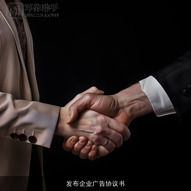 发布企业广告协议书