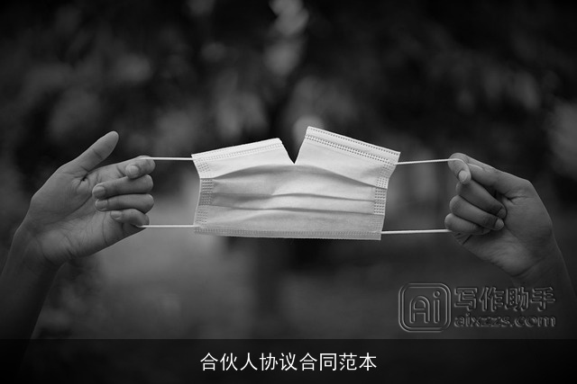 合伙人协议合同范本