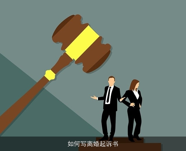 如何写离婚起诉书