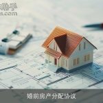婚前房产分配协议