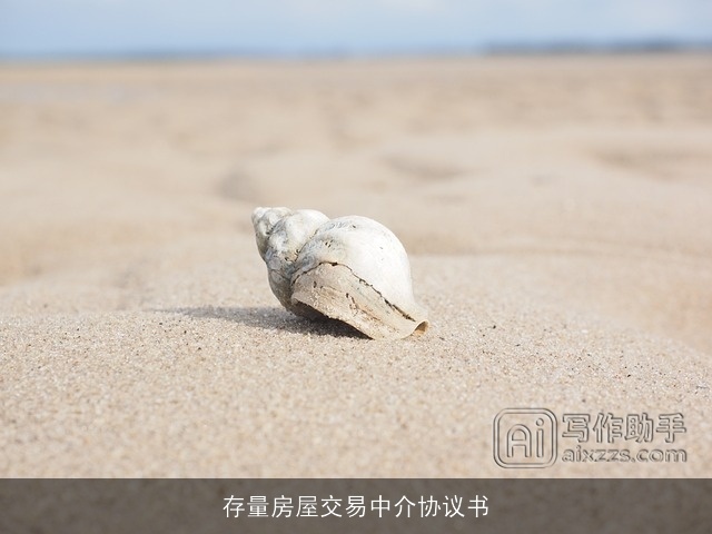 存量房屋交易中介协议书