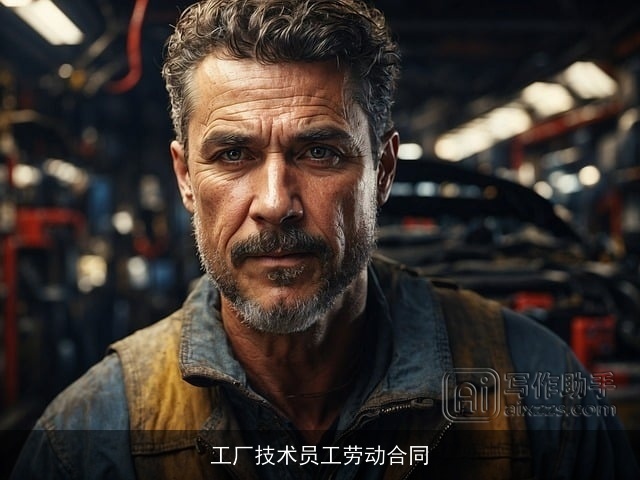 工厂技术员工劳动合同