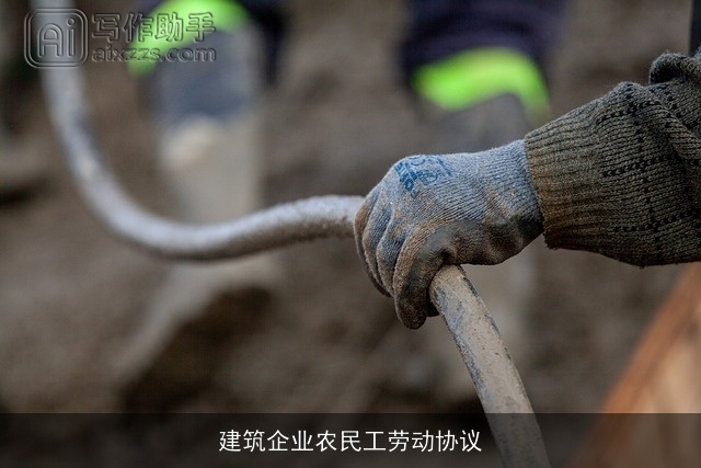 建筑企业农民工劳动协议