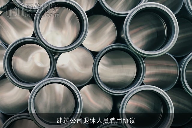 建筑公司退休人员聘用协议