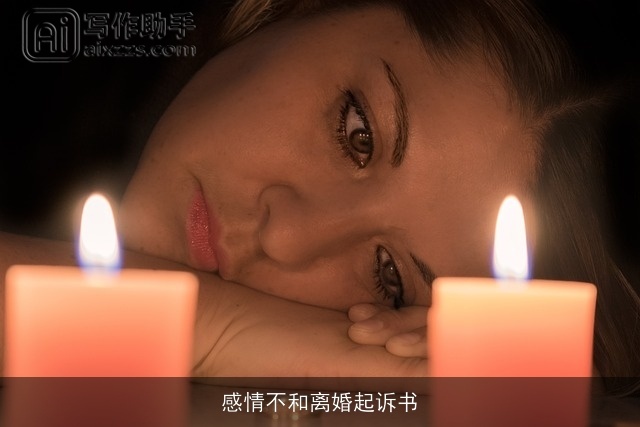 感情不和离婚起诉书