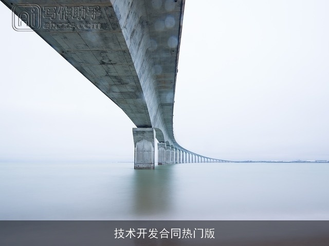 技术开发合同热门版