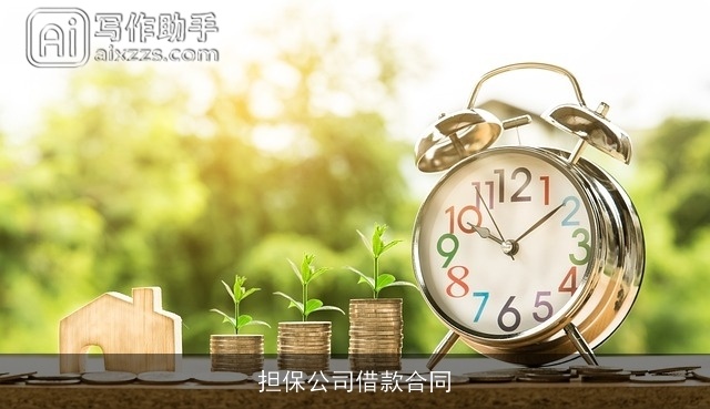 担保公司借款合同