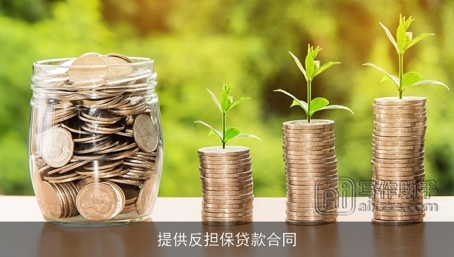 提供反担保贷款合同