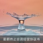 最新终止合资经营协议书