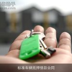 标准车辆抵押借款合同