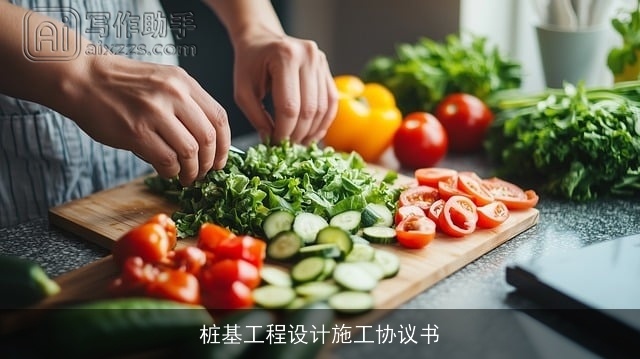 桩基工程设计施工协议书