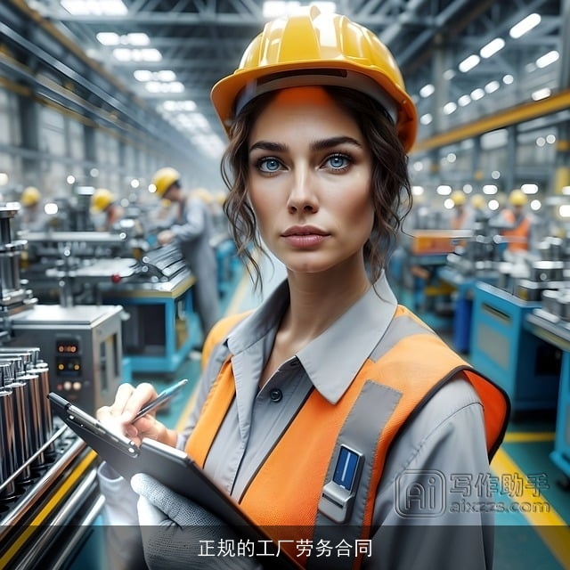 正规的工厂劳务合同