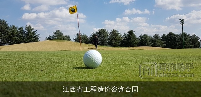 江西省工程造价咨询合同