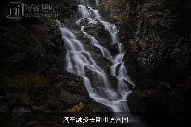 汽车融资长期租赁合同