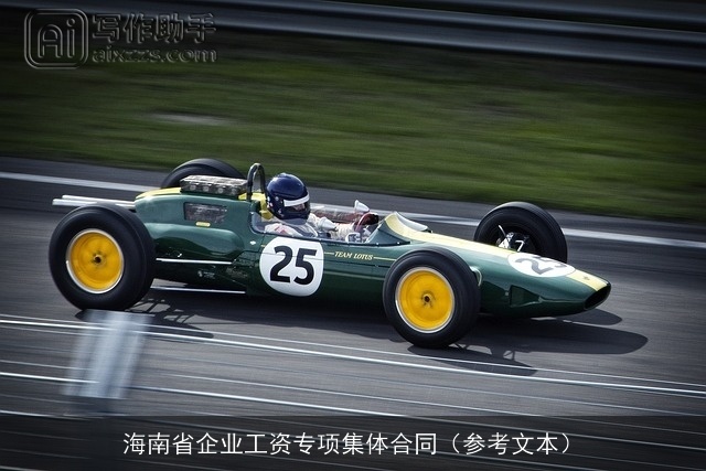 海南省企业工资专项集体合同（参考文本）