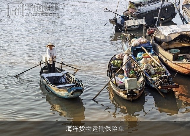 海洋货物运输保险单