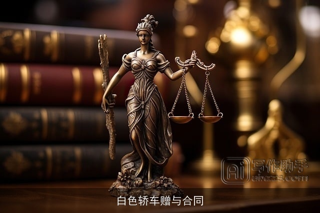 白色轿车赠与合同