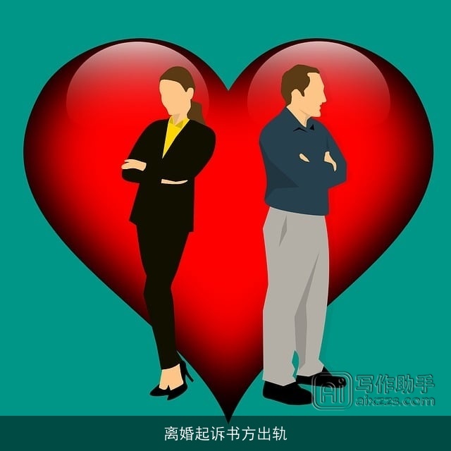 离婚起诉书方出轨