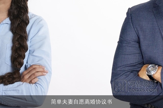 简单夫妻自愿离婚协议书