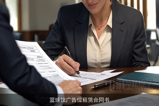 篮球馆广告位租赁合同书