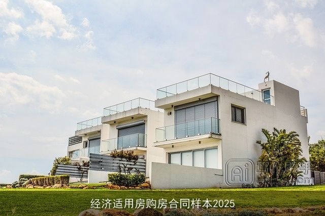 经济适用房购房合同样本2025