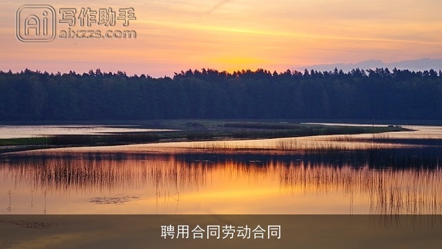 聘用合同劳动合同