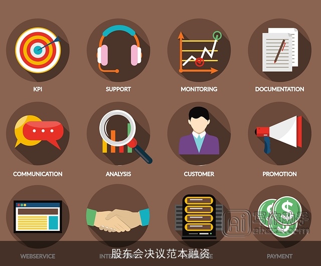 股东会决议范本融资