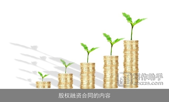 股权融资合同的内容