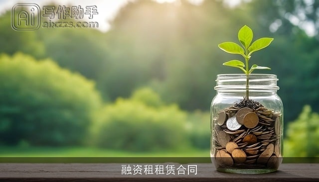 融资租租赁合同