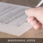 融资租赁担保协议_合同范本