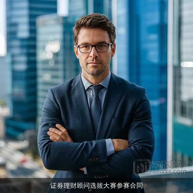 证券理财顾问选拔大赛参赛合同