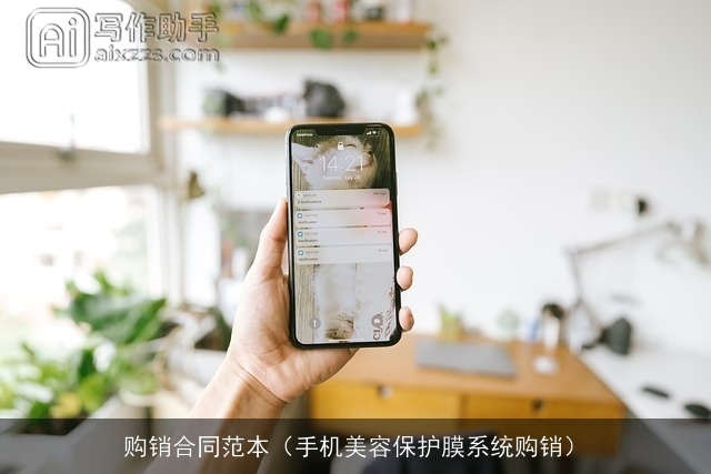 购销合同范本（手机美容保护膜系统购销）