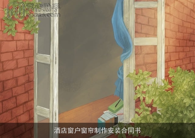 酒店窗户窗帘制作安装合同书