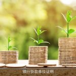 银行贷款单位证明
